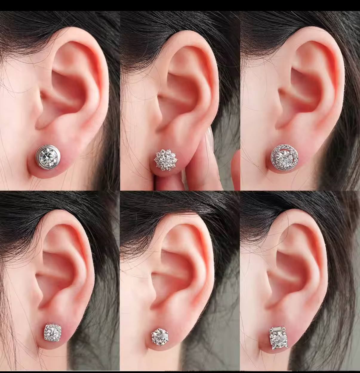 Iced Out Classic Earrings · Silver / Gold / Rhodium · 925 Silver · VVS Moissanite