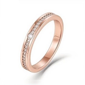 Iced Out Men's Ring · Rose Gold · 925 Silver · VVS Moissanite