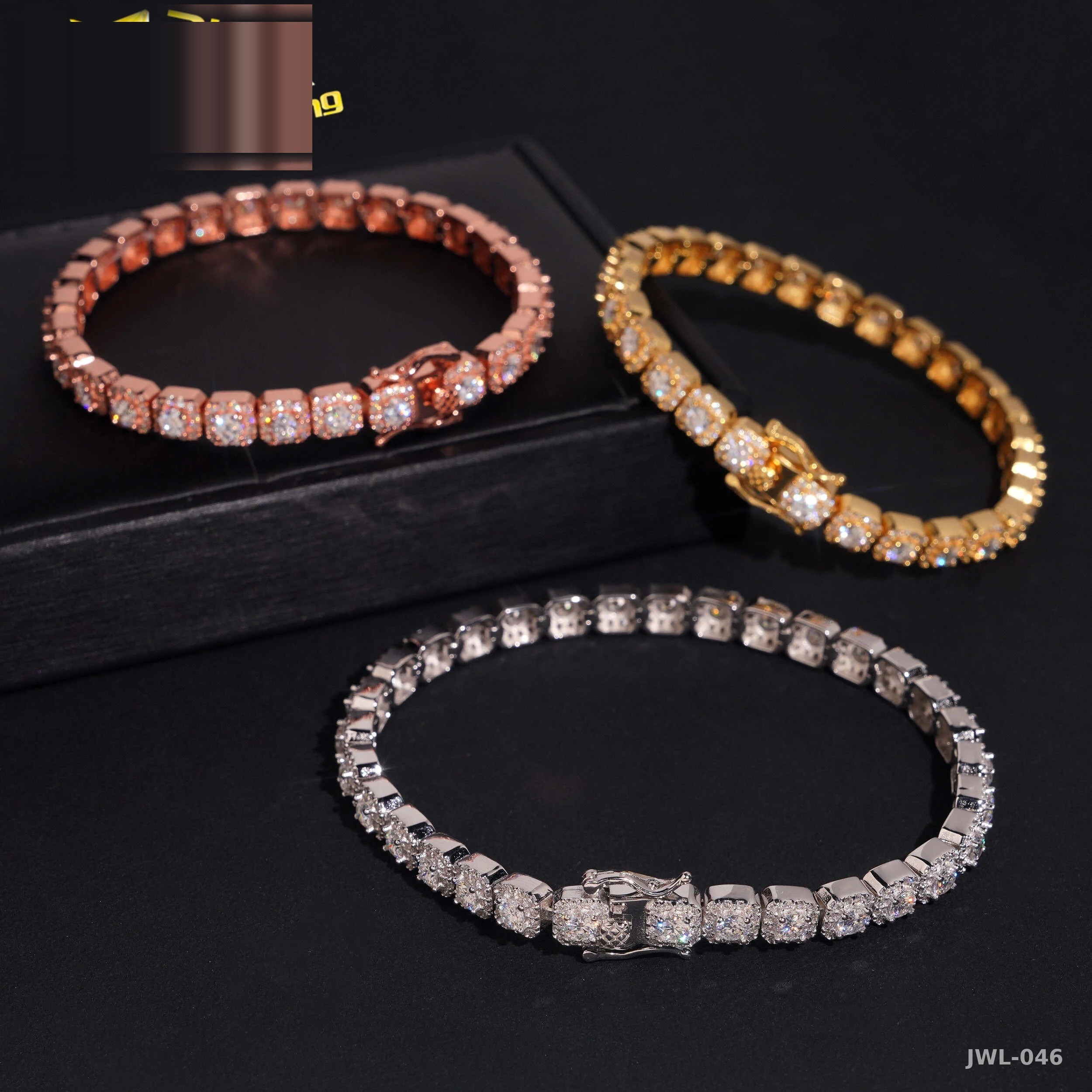 Iced Out Tennis Bracelet · 925 Silver · VVS Moissanite