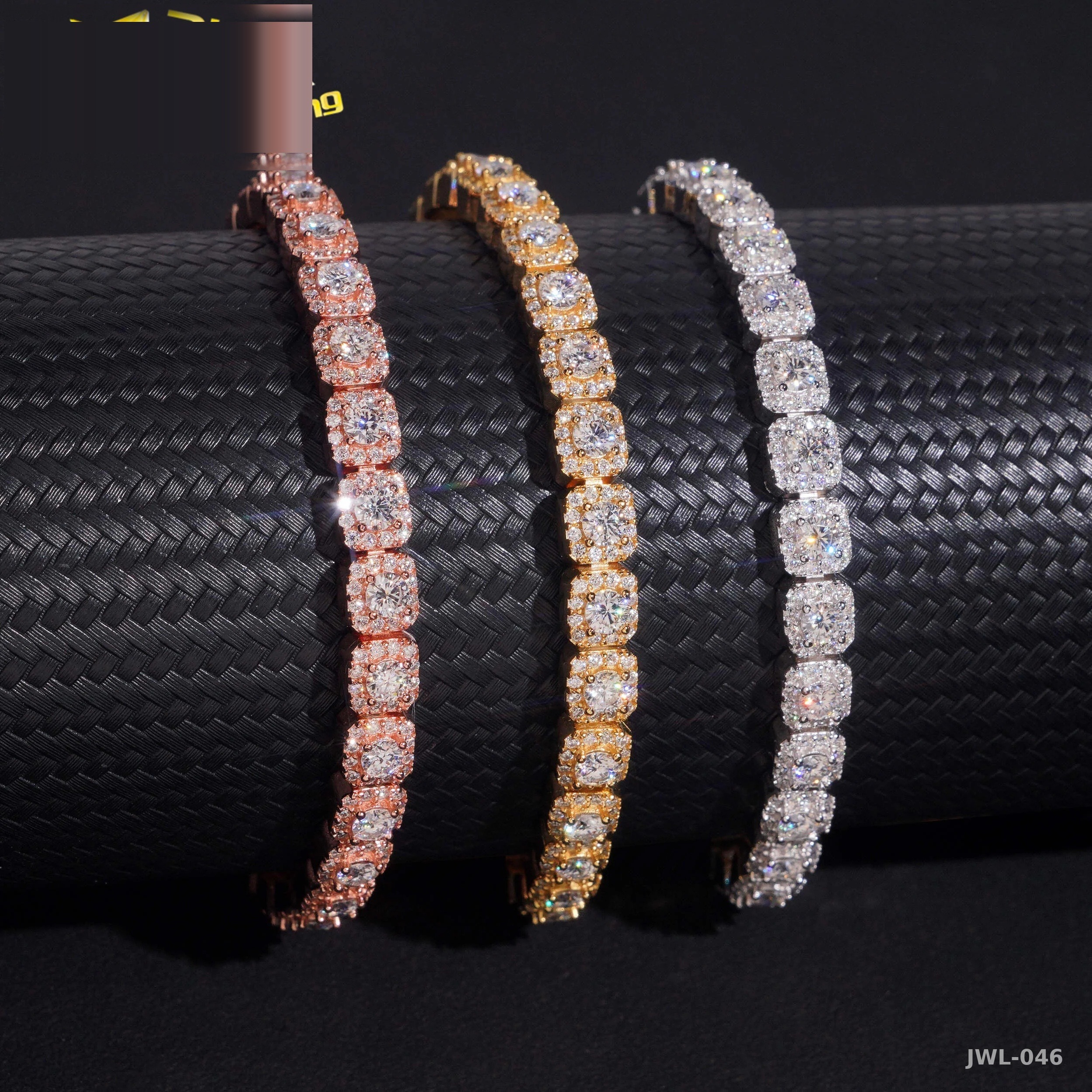 Iced Out Tennis Bracelet · 925 Silver · VVS Moissanite