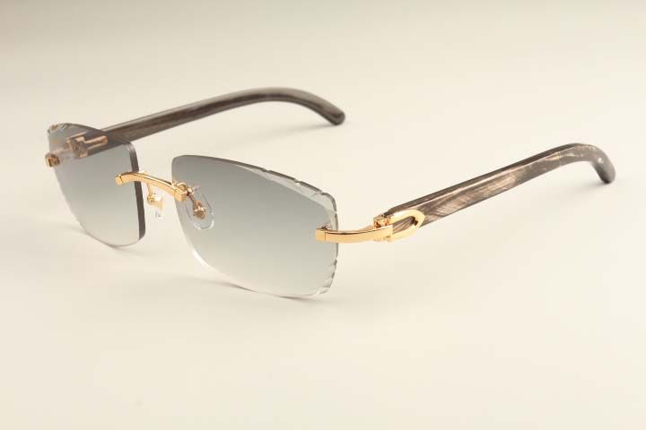 factory direct luxury fashion ultra light sunglasses 3524015-J natural black