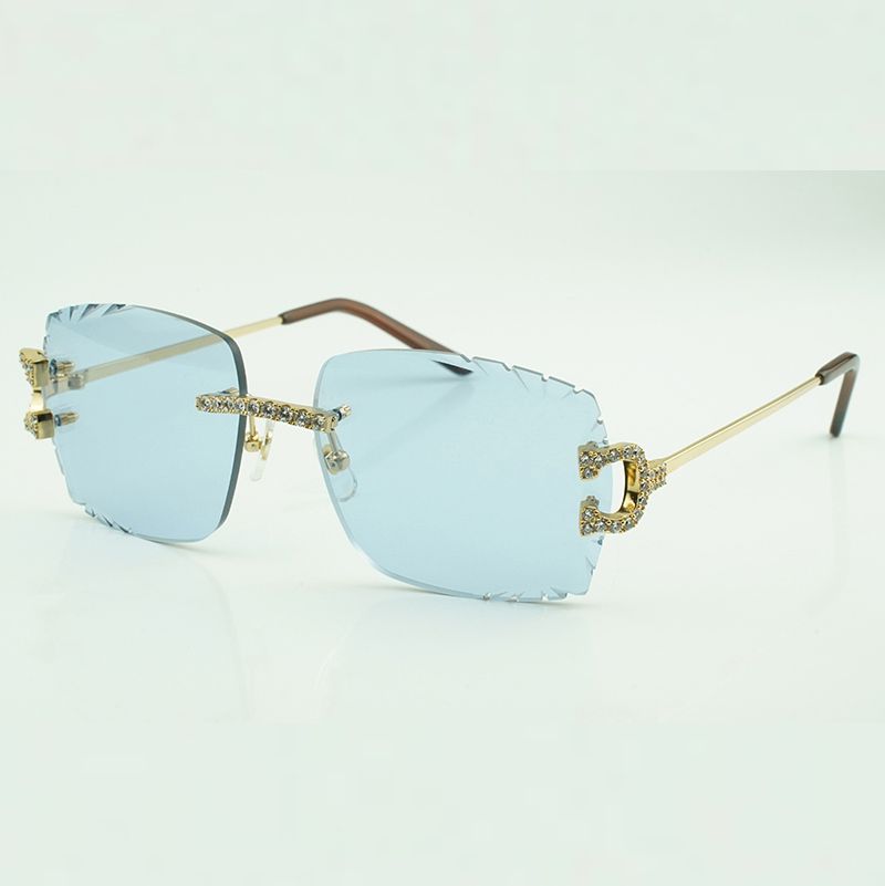 Hot new sunglasses T4189706-A9 natural wild black buffalo horn temples, Factory