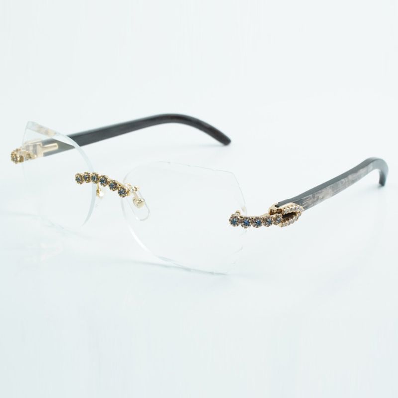 Buffs cool sunglasses 3524031 with natural pure white buffalo horn legs and 57