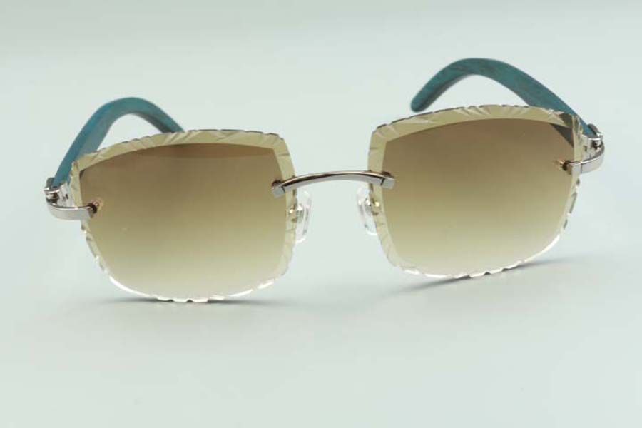 21 Newest style cutting lens luxury designer sunglasses 3524021, natural black