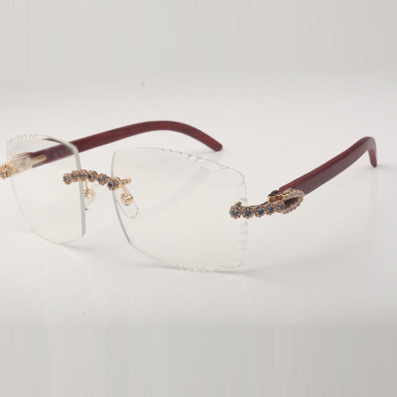 style high-end designers sunglasses 3524022, cutting lens micro-paved diamonds