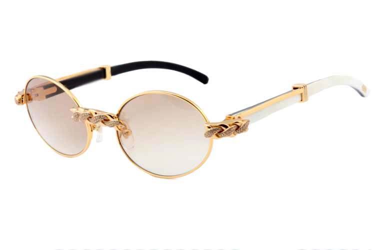 Cross diamond glasses frames 3524012 with natural original wood sticks and 56mm