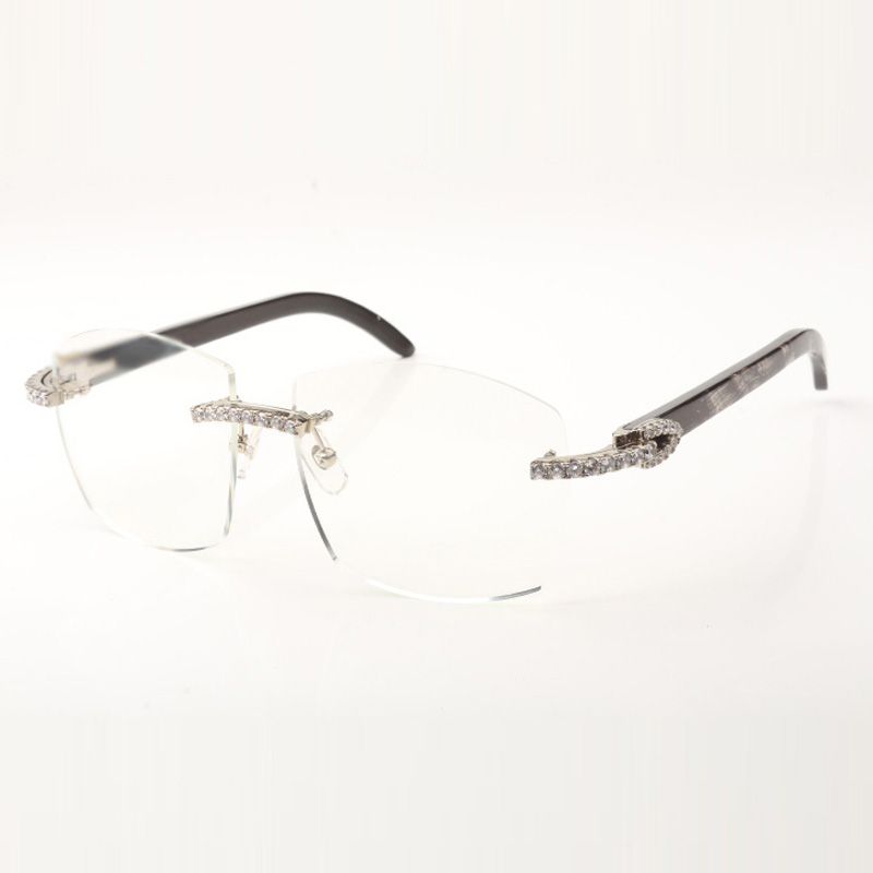 direct sales newest fashion high-end engraving lens sunglasses 3524019 black