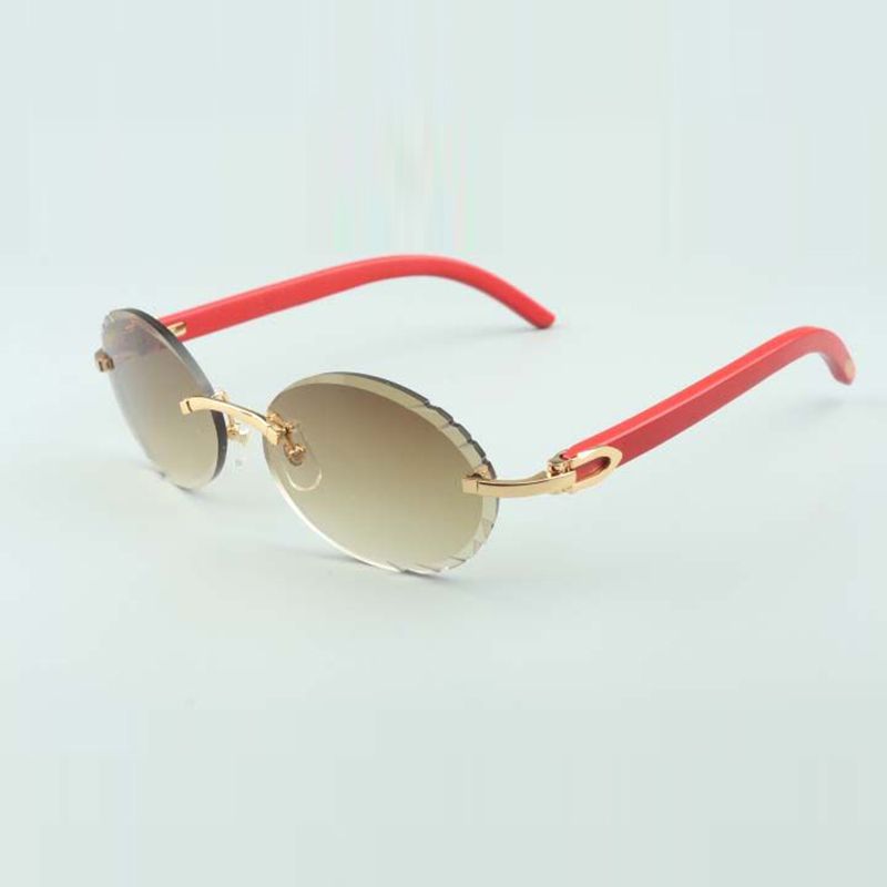 2022 Bouquet Diamond Sunglasses 3524014 with Natural original wooden glasses