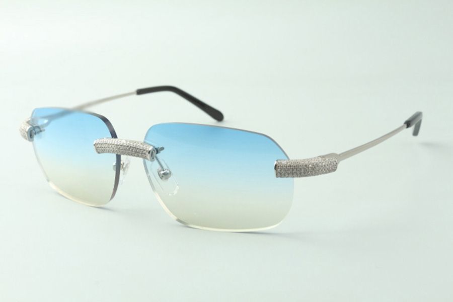 factory direct sales simple sunglasses A11-B3524012 luxury frameless natural