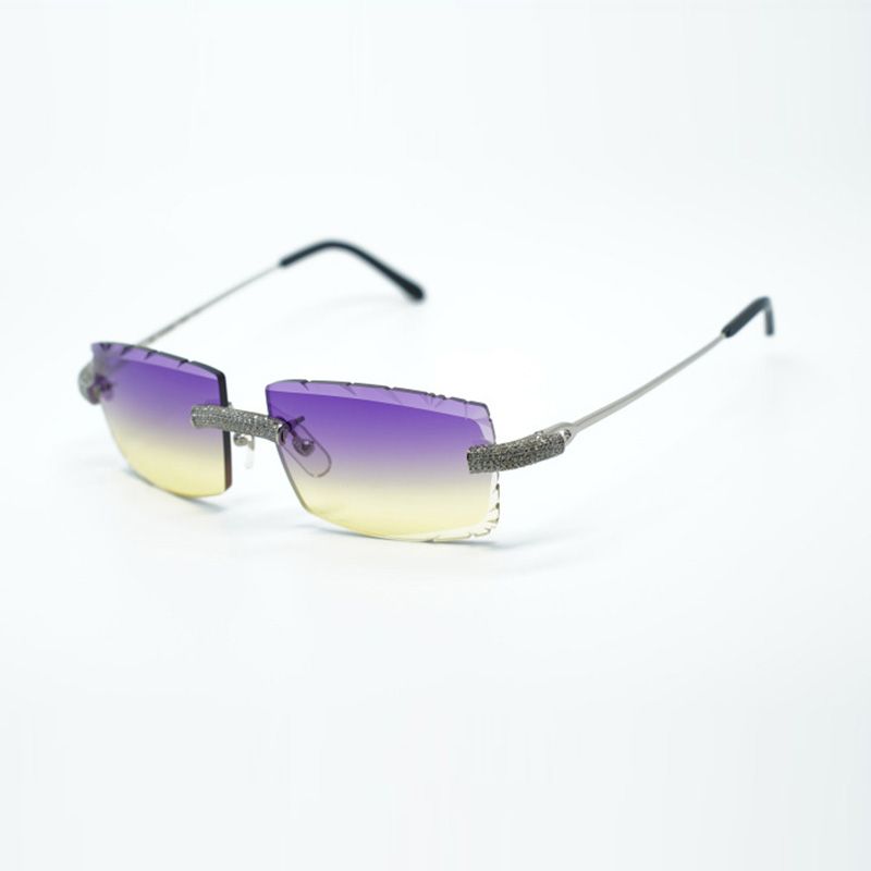 Factory direct sales in natural black horn diamond glasses 7550178-B5 high