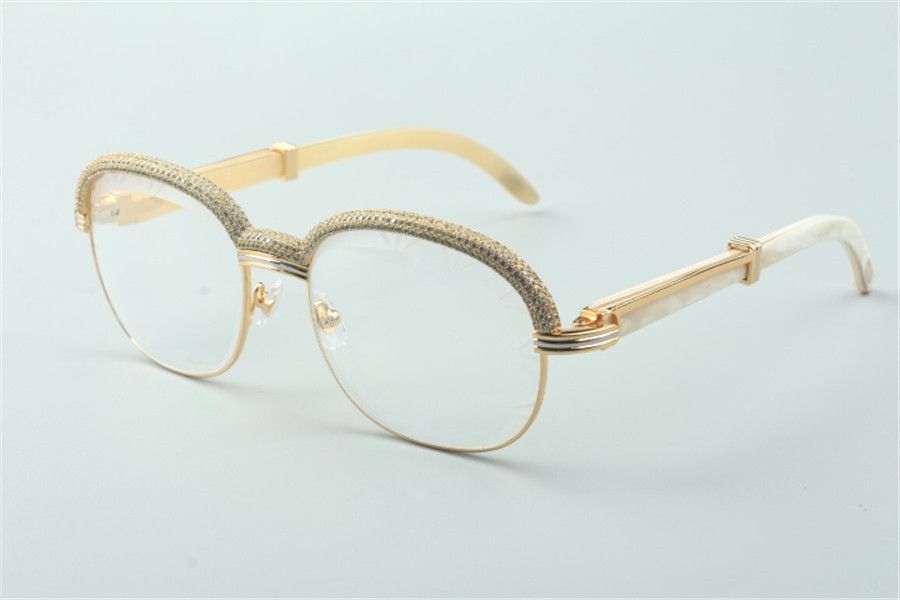 2022 Bouquet Diamond Sunglasses 3524014 with Natural red wooden glasses and cut