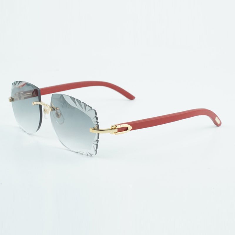 Brand new hand engraved lens design seasonal fashion sunglasses 3524029