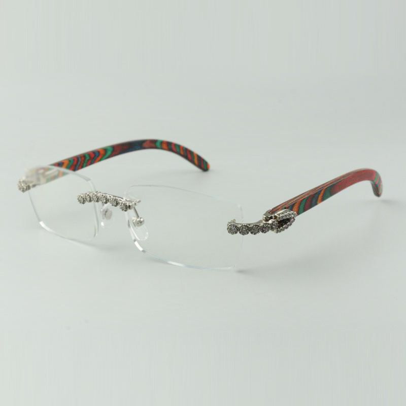 New natural birch high-quality sunglasses 8300817 with original wooden arms,