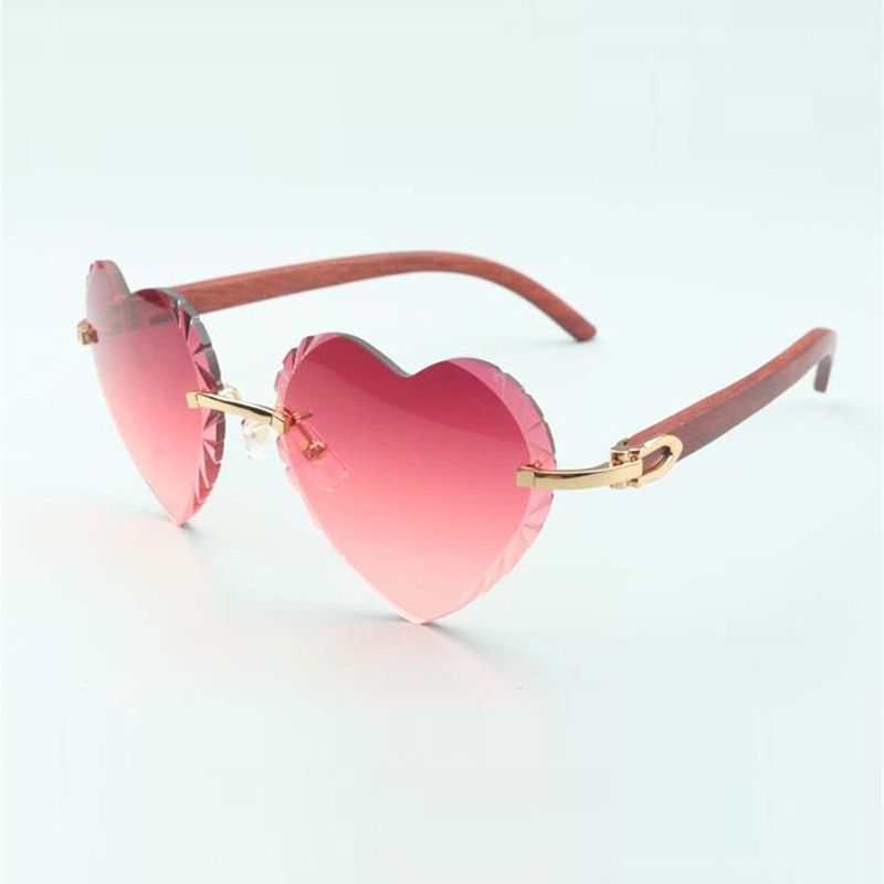 Designer bouquet diamond glasses Frames 3524012 with teal wood temples for