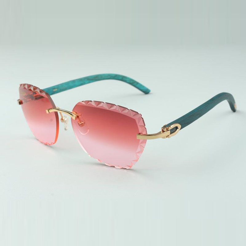 direct sales designers engraving lens sunglasses 3524019 blue natural wooden