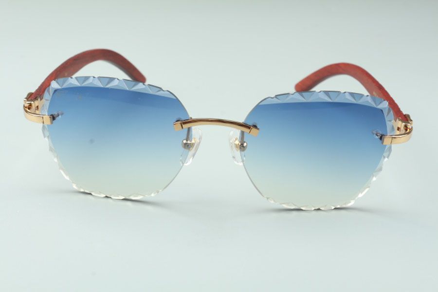 direct sales newest fashion high-end engraving lens sunglasses 3524019 natural